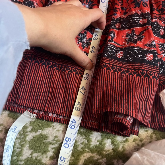 Ulla Johnson Crimson Floral Cotton-Blend Dress - Picture 12 of 12